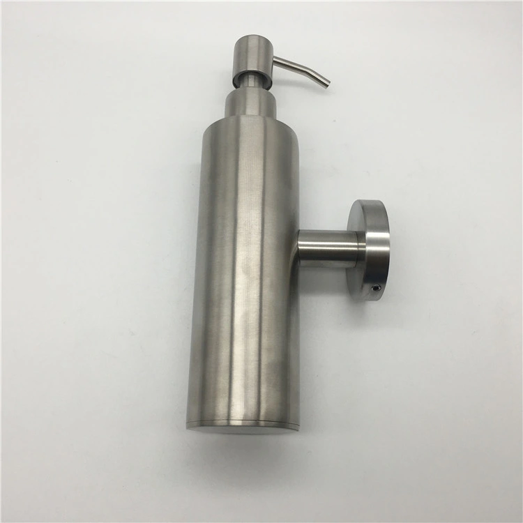 Square/Round Shape Matt Black Wall Mounted and Table Holding SS304 Stainless Steel Hand Liquid Soap Dispensers