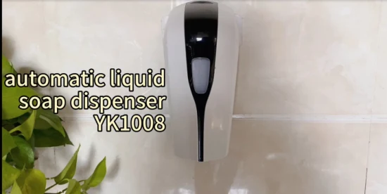 Dispensador de desinfetante para as mãos 1000 ml para montagem na parede Dispensador automático de sabonete líquido